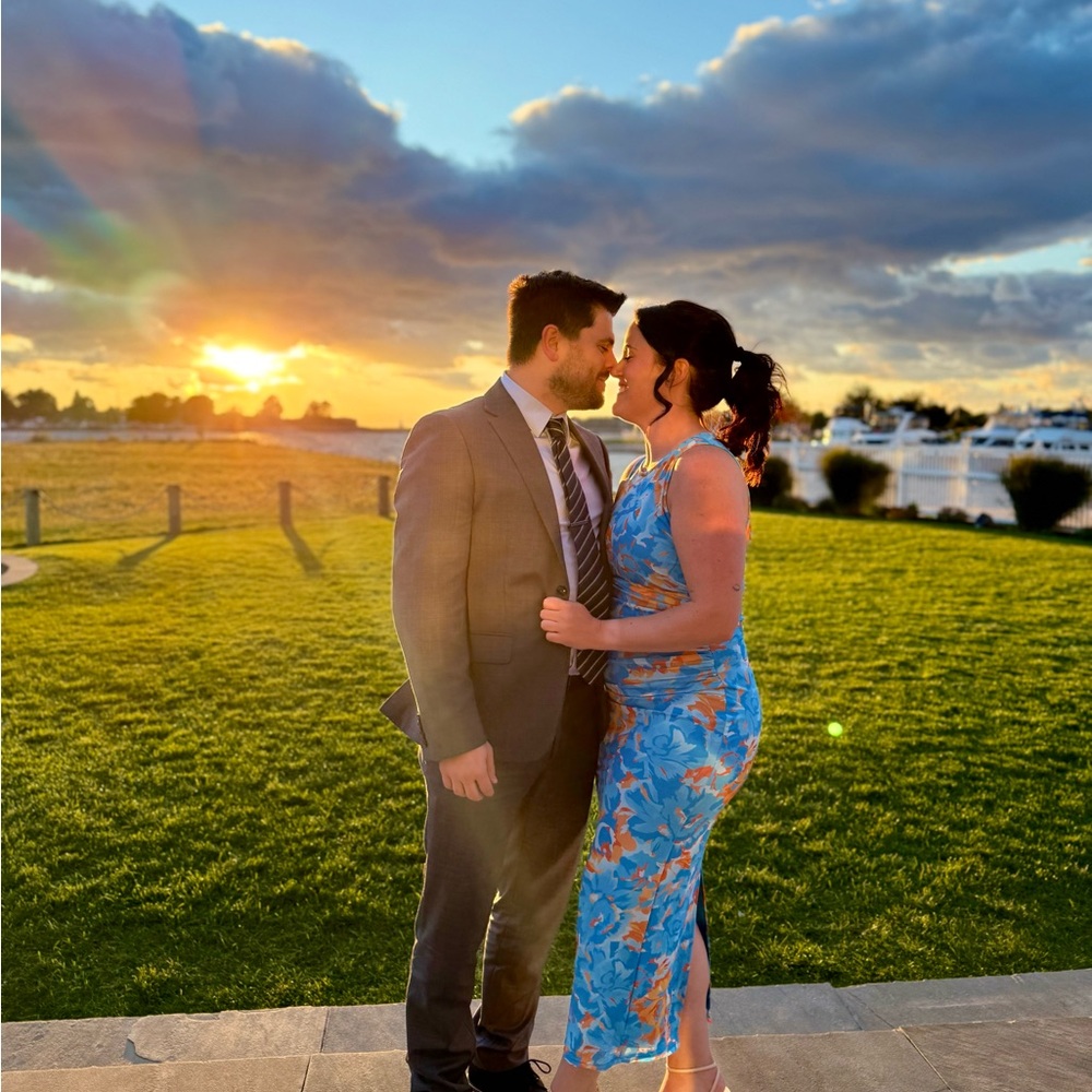 Blue Floral Dress